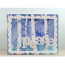 Greeting Words peace Metal Cutting Dies For DIY Scrapbooking Card Craft Decor JR