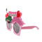 Glitter Happy Birthday Cupcake Cherry Sunglasses Glasses Fancy Dress Costume