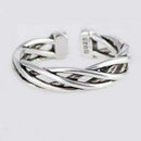 Elegant Knitting Twist Open Rings Wedding Jewelry For Women-It Can Be adjus