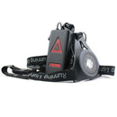 Safety Night Outdoor Running Light LED Chest Back Warning Lamp Jogging Black