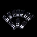 10 Set Empty Eyeshadow Palette Grade Plastic Pans DIY With 15mm Aluminium C T Kw