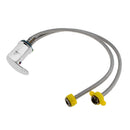 Hot & Cold Chrome Faucet 60 cm For Salon Backwash Unit Shampoo