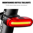 USB Rechargeable Mountain Bike Taillight Night Cycling COB Warning Light