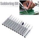 12pcs Soldering Iron Tips 900M-T For Hakko 936/937/928 T W7I2 Station U8G3 A5Q7