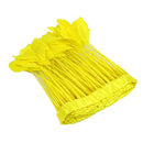 15-20cm Yellow Feather Fringe Trim Sewing Edge Crafts Garment Decors 2m