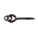 25pcs 15mm Carp Fishing Bait Screw Carp Hair Rigs Hook Terminal Tackle With Ring