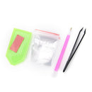 1Set Pencil Rhinestone Nail Manicure Tool Dotter Pencil Paste Wax Dots OZ