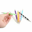 5pcs Nail Art Paint 2Way Dotting Manicure Tools Marbleizing Painting Pen Y4G4