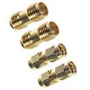 2 Pcs SMA Male to SMA Male Plug+ 2 Pcs SMA Female to SMA Female Jack RF Coa D2L3