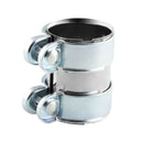 2.5 inch Car Stainless Steel Turbo Exhaust Downpipe Muffler Pipe Band Cla HOQ