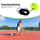 Rubber Woolen Tennis Ball with 4m String Replacement for Tennis Trainer