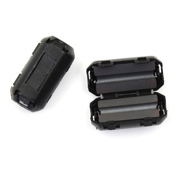 4 Pcs Clip On EMI RFI Noise Ferrite Core Filter for 3.5mm Cable  Bj