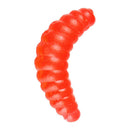 100pcs/lot 4 Colors Maggot Grub Worm Silicon Soft Worm Fishing Baits Pike F N2A8