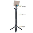 Tabletop Travel Mini Tripod Handeld Selfie & Ball Head for Camera Camcorder