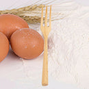 2x Eco-friendly Wood Salad Dinner Fork Dessert Fork Tableware Dinnerware
