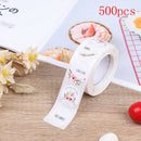 New 500pcs/roll Thank You Stickers for seal label Sealing decoration Sticke@