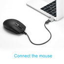 New USB 3.1 type-c otg adapter to usb3.0 connection mouse adapter Black