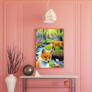 Drawing Art Full Round Drill Animal Fox 5D Kit DIY Diamond Painting (LD481)
