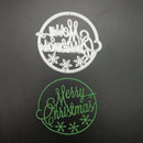 merry christmas metal cutting dies stencil scrapbook album paper embossing  ME