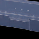 Clear Plastic Storage Box Jewelry'Craft Nail Beads Container Organizer Case T Gw
