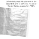 180pcs Novelty Playing Cards Holder Album 6x9cm Game Cards Collection Book