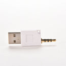 3.5mm Male AUX Audio Plug Jack to USB 2.0 Female Converter Cable Cord Car ES