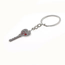 1 set Creative crush you piercing heart couple key ring for weeding gift  3C