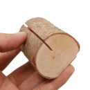 10Pcs Wedding Decoration Wooden Name Place Card Holder Menu Holder Clip