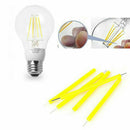 10pc Super Bright COB LED 3V Solar Filament Bulb Candle Light Home Lamp Source
