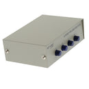 4Ports Manual Parallel DB9 Serial RS-232 Data Sharing Switch 4-in-1-out