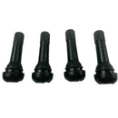 TR413 Snap-in Tire Valve Stems Short Black Rubber Valve Practical I1F1