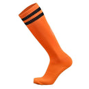 Children Sport Football Soccer Over Knee Baseball Kid Long Socks (Orange) A