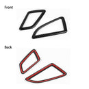 ABS Carbon Fiber Style Dashboard Air Vent Trims Wind Outlet Decoration Stic