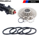 3x RISK Road Bike Freewheel Washer Bottom Bracket Grooved Hub Spacer Gasket