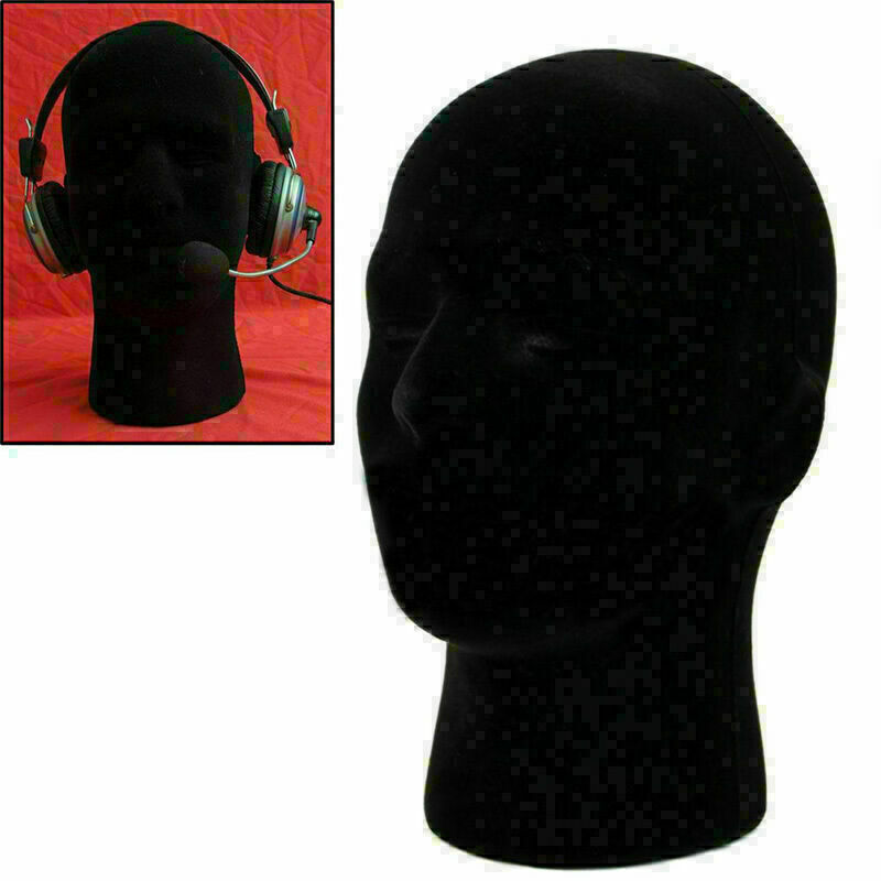 Styrofoam head Black Wigs head Decoration Hat stand male Shoulder female S7 F8Q0