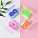Simple Transparent Clear Portable Contact Len Case StorageBox Holder ContainerME