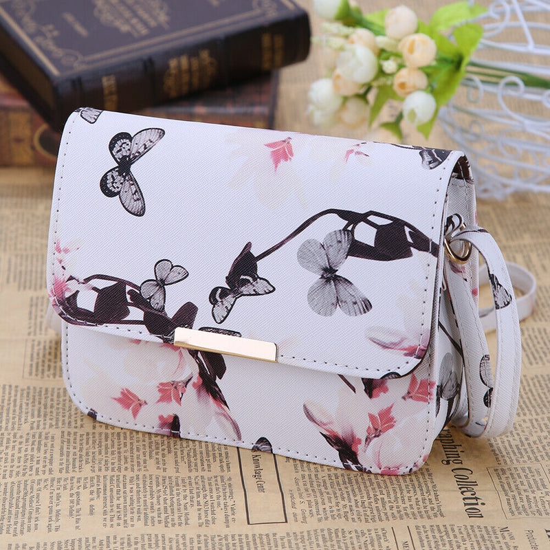 Women Crossbody Messenger bags Handbag Purse Sling Shoulder bags(White)