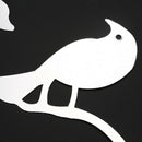 Mirror Wall Art "Birds Standing on the Tree Branch" Wall Stickers Removable M5Q1