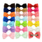 20Pcs Hair Bows Band Boutique Alligator Clip Grosgrain Ribbon For Girl Baby H`US