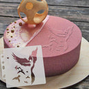 Hollow Wings Dancer Painting Template DIY Cake Coffee Spray Mold Stencil