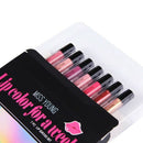 Missyoung 7Pcs/Set Makeup Waterproof Matte Lipstick Long Lasting Lip Gloss