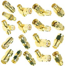 18pcs Different Type SMA Connectors, SMA Kits Connector Converter Adapter