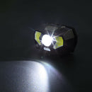 Portable LED Head Lamp USB Rechargeable Outdoor Camp Fishing Flashlight (A) A
