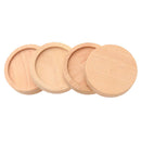 50pcs Natural DIY Blank Cameo Charms Cabochon Settings Pendant Tray 25mm