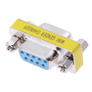 RS232 DB9 9-Pin Female to Female Serial Port Connector Adapter Converter