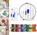DIY Embroidery Knitting Punch Needle Pen Magic Sewing Tool Kit Thread Set USA