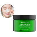 1 Bottle Salicylic Acid Anti-Acne Cotton Pads for Strawberry Nose Acne Marks