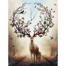 5D DIY Full Square Drill Diamond Painting Deer Cross Stitch Decor (F139)