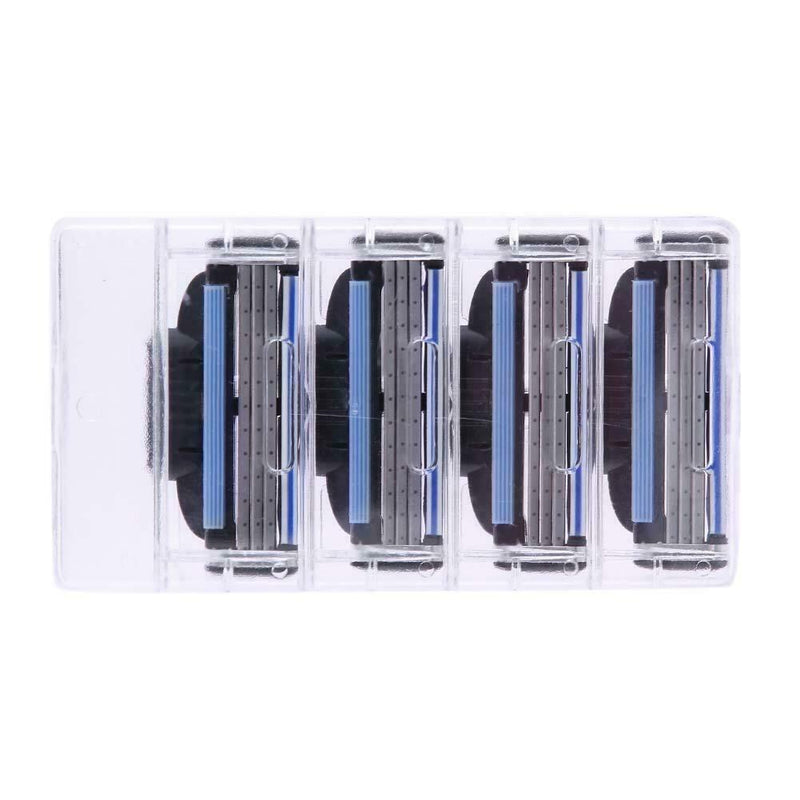 16pcs/Set 3 Layers Men Face Stainless Steel Manual Shaving Shaver Razor Blades