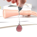 Fashion Women Oval Rhinestone Dangle Ear Hook Water Drop Earrings Jewelry